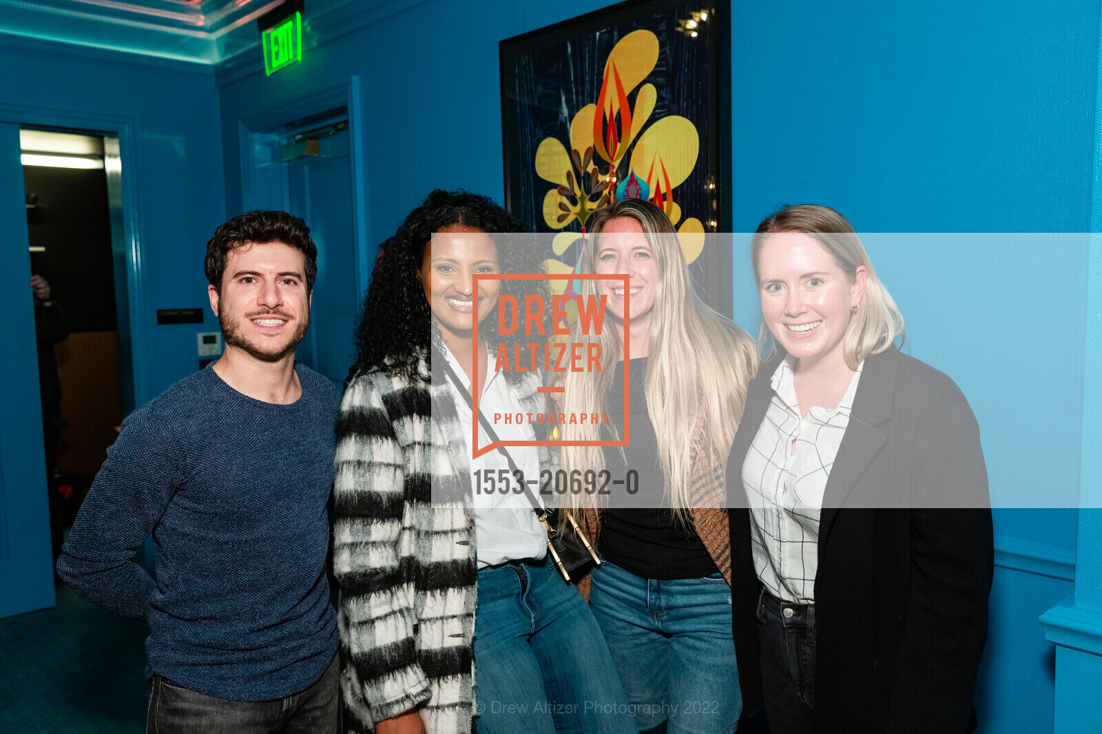 Jason Wertheimer, Dinna Getachew, Carly Johnson, Jenna Cohen, Saint Francis Hospital's GENDER CARE SF, The Battery SF. 717 Battery St, April 29th, 2022, Photo #1553-20692-0 Jason Wertheimer, Dinna Getachew, Carly Johnson, Jenna Cohen, Photo #1553-20692-0