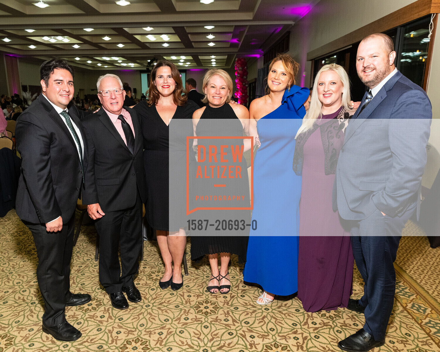 Dustin Daza, Ken Mogan, Beth Spotswood Daza, Laurie Mogan, Erica Moldenhauer, Mariah Shields, Craig Smith, Marin Valentine’s Ball, 333 Biscayne Dr. 333 Biscayne Dr, April 29th, 2022, Photo #1587-20693-0 Dustin Daza, Ken Mogan, Beth Spotswood Daza, Laurie Mogan, Erica Moldenhauer, Mariah Shields, Craig Smith, Photo #1587-20693-0