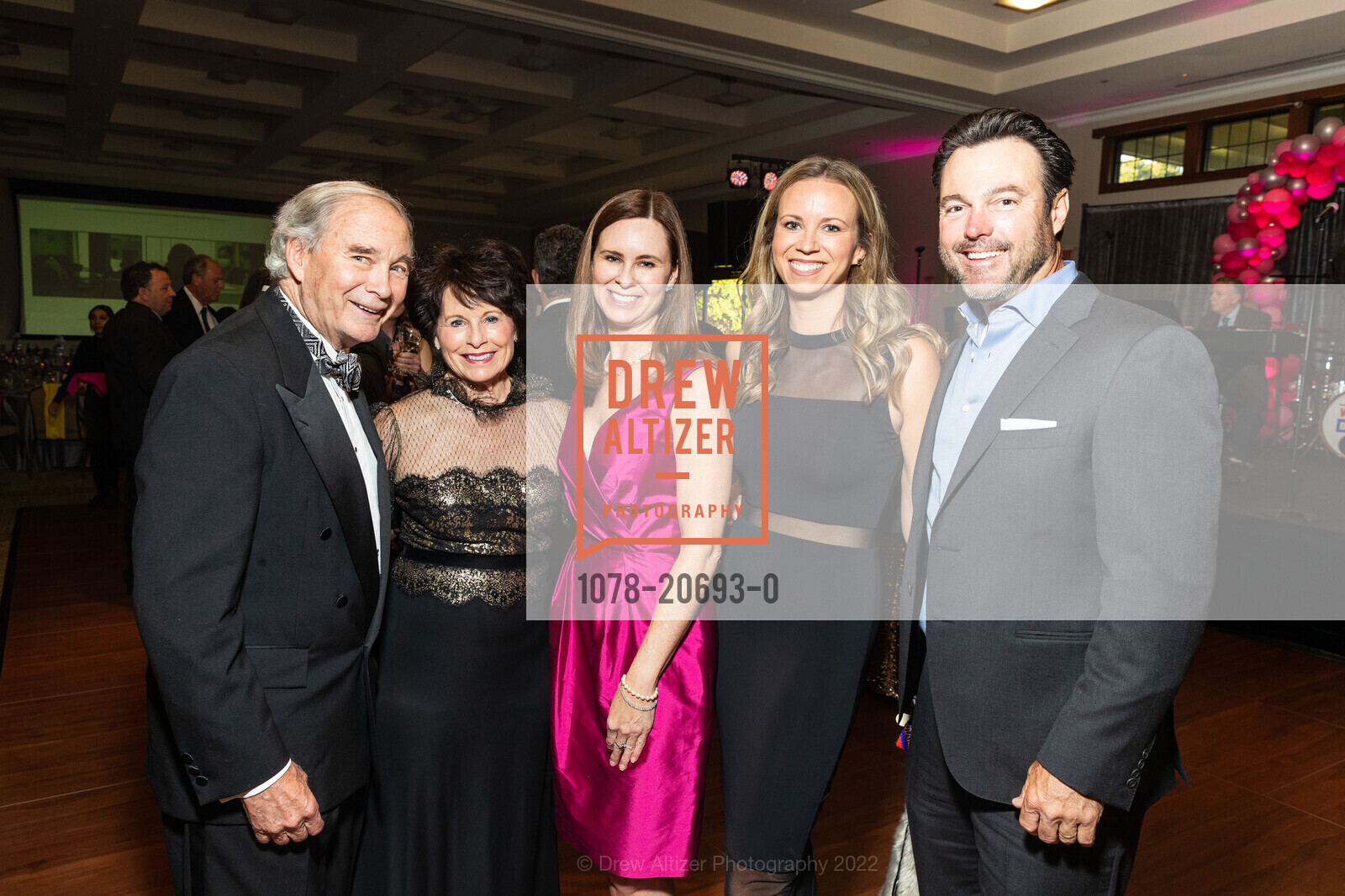Tom Roeder, Carol Roeder, Elizabeth Roeder, Michaela Woods, Russell Woods, Marin Valentine’s Ball, 333 Biscayne Dr. 333 Biscayne Dr, April 29th, 2022, Photo #1078-20693-0 Tom Roeder, Carol Roeder, Elizabeth Roeder, Michaela Woods, Russell Woods, Photo #1078-20693-0