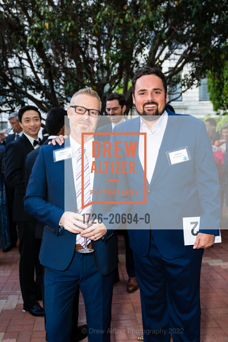 Paul Knudsen, Jim Marcmin, SFCASA Fostering Change Gala 2022: These Are Our Kids, The Ritz-Carlton, San Francisco. 600 Stockton St, April 29th, 2022, Photo #1726-20694-0 Paul Knudsen, Jim Marcmin, Photo #1726-20694-0