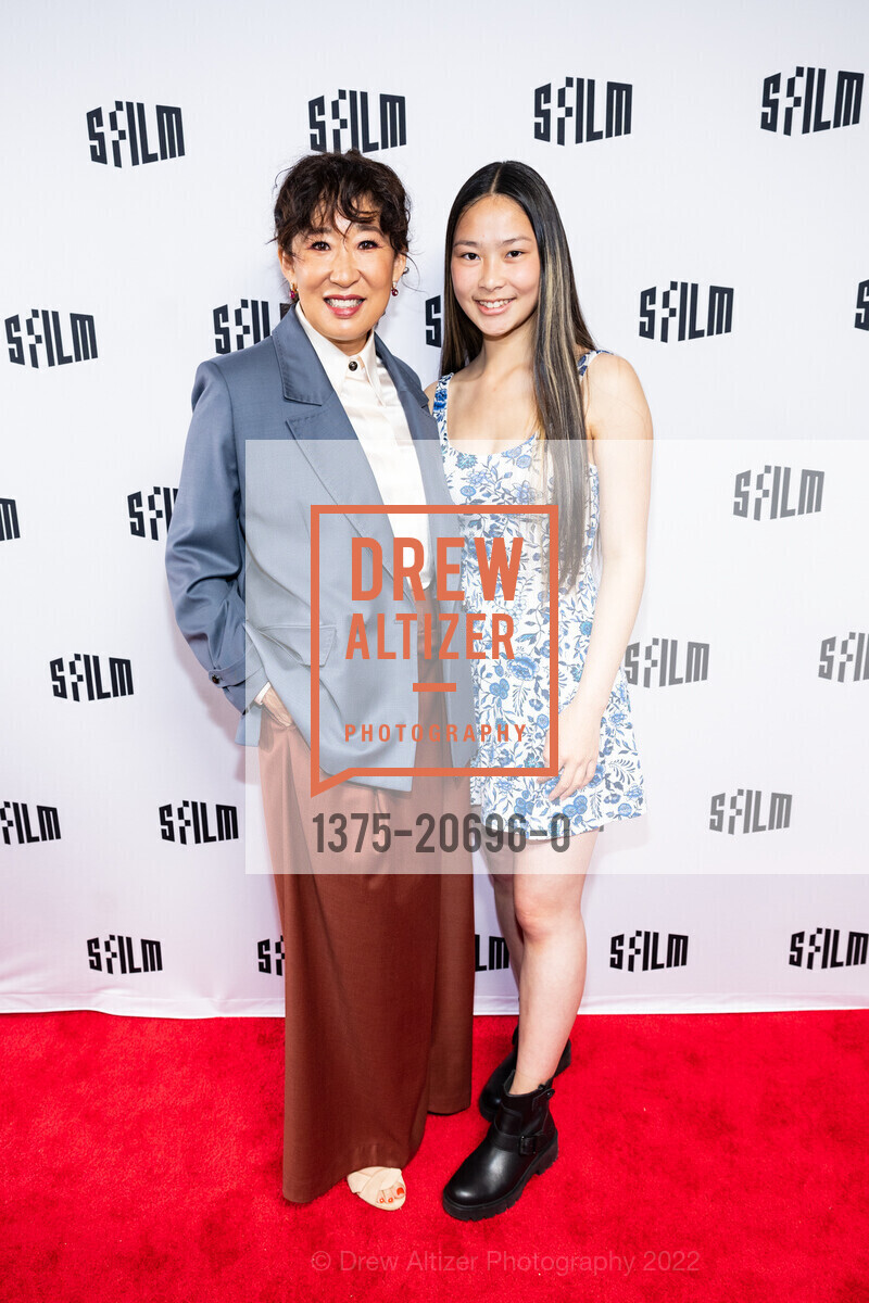 Sandra Oh, Catherine Hou, SFFILM Festival Red Carpet Arrivals for Michelle Yeoh in conversation with Sandra Oh, Spark Arts, April 29th, 2022, Photo #1375-20696-0 Sandra Oh, Catherine Hou, Photo #1375-20696-0