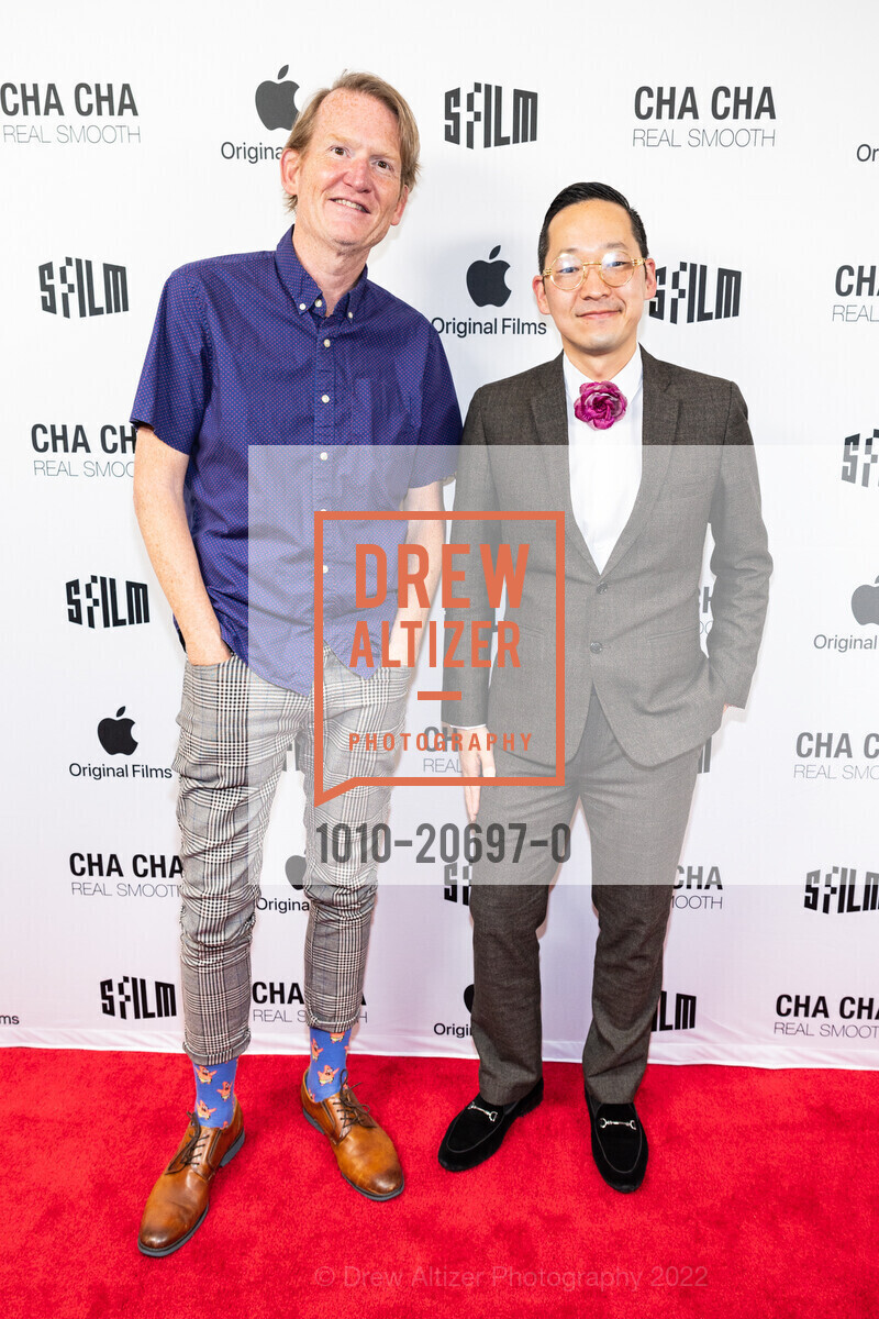 Rod Armstrong, Masashi Niwano, SFFILM Festival CHA CHA REAL SMOOTH Red Carpet Arrivals with Dakota Johnson, SFFILM Festival Lounge. 518 Valencia Street, April 30th, 2022, Photo #1010-20697-0 Rod Armstrong, Masashi Niwano, Photo #1010-20697-0