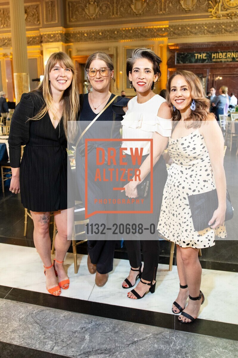 Stefanie Demong, Matty Lynn Barnes, Jen Pitts, Tanya Rey, Compass Family Services Spring Benefit, The Hibernia. 1 Jones St, May 3rd, 2022, Photo #1132-20698-0 Stefanie Demong, Matty Lynn Barnes, Jen Pitts, Tanya Rey, Photo #1132-20698-0