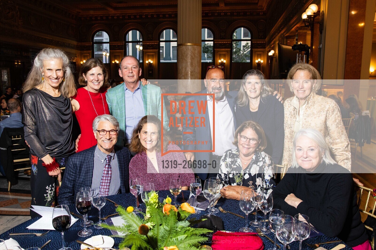 Julie Parish, Julie Feldstein, Tom Feldstein, Ted Storey, Jaimie Sanford, John Lamm, Adriana Gores, Vicki McNally, Stephanie Fredericks, Teresa Deao, Compass Family Services Spring Benefit, The Hibernia. 1 Jones St, May 3rd, 2022, Photo #1319-20698-0 Julie Parish, Julie Feldstein, Tom Feldstein, Ted Storey, Jaimie Sanford, John Lamm, Adriana Gores, Vicki McNally, Stephanie Fredericks, Teresa Deao, Photo #1319-20698-0