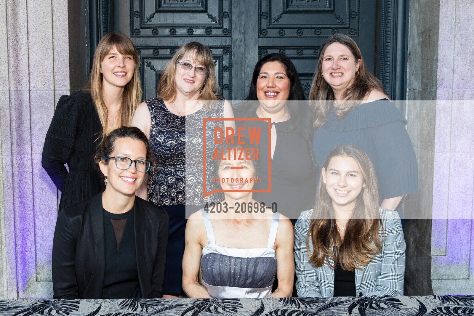 Stefanie Demong, Karin Lamb, Nicole Moler, Elaine You, Cristina Gonzalez, Kris Otridge, Madeleine Lemos, Compass Family Services Spring Benefit, The Hibernia. 1 Jones St, Photo #4203-20698-0 Stefanie Demong, Karin Lamb, Nicole Moler, Elaine You, Cristina Gonzalez, Kris Otridge, Madeleine Lemos, Photo #4203-20698-0