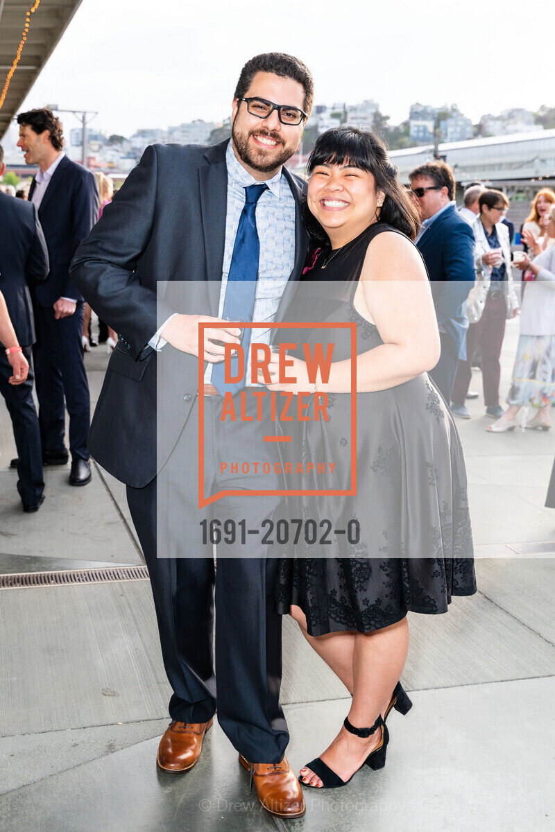 Cory Sylliaasen, Alicia Liganor, Exploratorium's Party at the Piers, Exploratorium. Pier 15, May 6th, 2022, Photo #1691-20702-0 Cory Sylliaasen, Alicia Liganor, Photo #1691-20702-0
