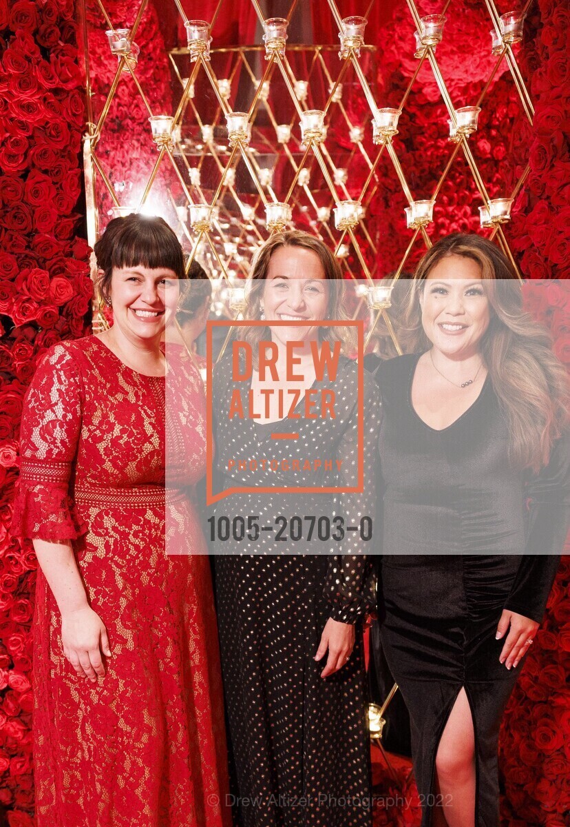 Vicky Gallagher, Blair Ness, Glaiza Kamano, The HEART BALL Benefiting The American Heart Association, Palace Hotel. 2 New Montgomery St, May 7th, 2022, Photo #1005-20703-0 Vicky Gallagher, Blair Ness, Glaiza Kamano, Photo #1005-20703-0