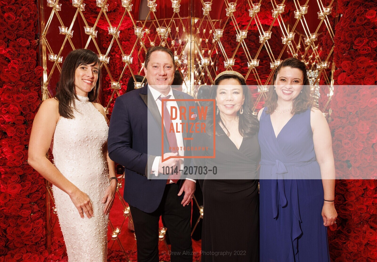 Jill DiGiacomo, Liam Mayclem, Donna Kato, Venus Ke, The HEART BALL Benefiting The American Heart Association, Palace Hotel. 2 New Montgomery St, May 7th, 2022, Photo #1014-20703-0 Jill DiGiacomo, Liam Mayclem, Donna Kato, Venus Ke, Photo #1014-20703-0