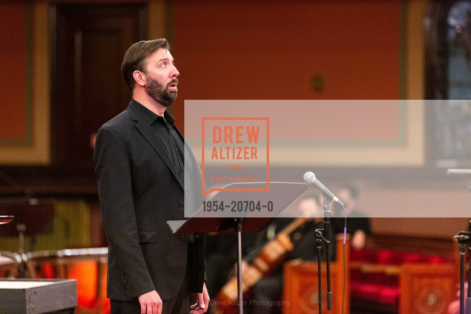 Matt Boehler, Concert of Compassion: A Benefit Concert for Ukraine, Congregation Sherith Israel. 2266 California Street, Photo #1954-20704-0 Matt Boehler, Photo #1954-20704-0
