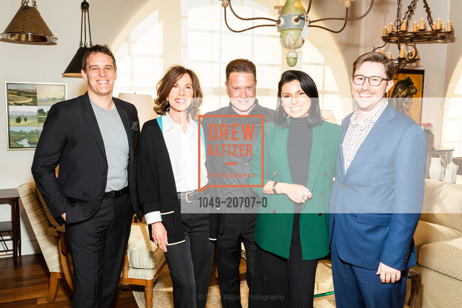 Joe Hosni, Sandra Eaton, Jeff Holt, Carmen Legarda, Forrest Tiffany, Hosni + Holt Compass Real Estate Launch Party at the HEWN Showroom, 101 Henry Adams St. 101 Henry Adams St, Photo #1049-20707-0 Joe Hosni, Sandra Eaton, Jeff Holt, Carmen Legarda, Forrest Tiffany, Photo #1049-20707-0