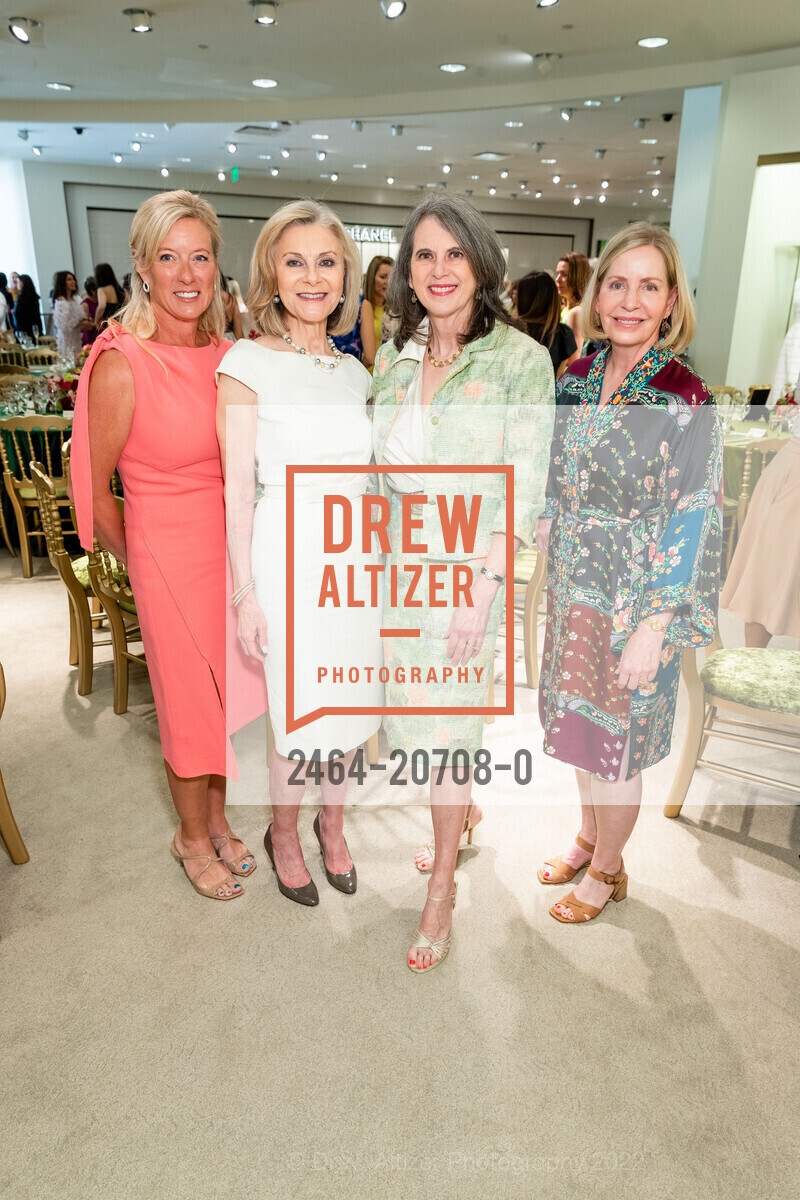 Rhonda Mahendroo, Patricia Rock, Beverley Siri-Borelli, Allison Huegel, SF Opera Guild and Neiman Marcus San Francisco Present Carolina Herrera w/Special Appearance by Creative Director Wes Gordon, Neiman Marcus. 150 Stockton, May 11th, 2022, Photo #2464-20708-0 Rhonda Mahendroo, Patricia Rock, Beverley Siri-Borelli, Allison Huegel, Photo #2464-20708-0