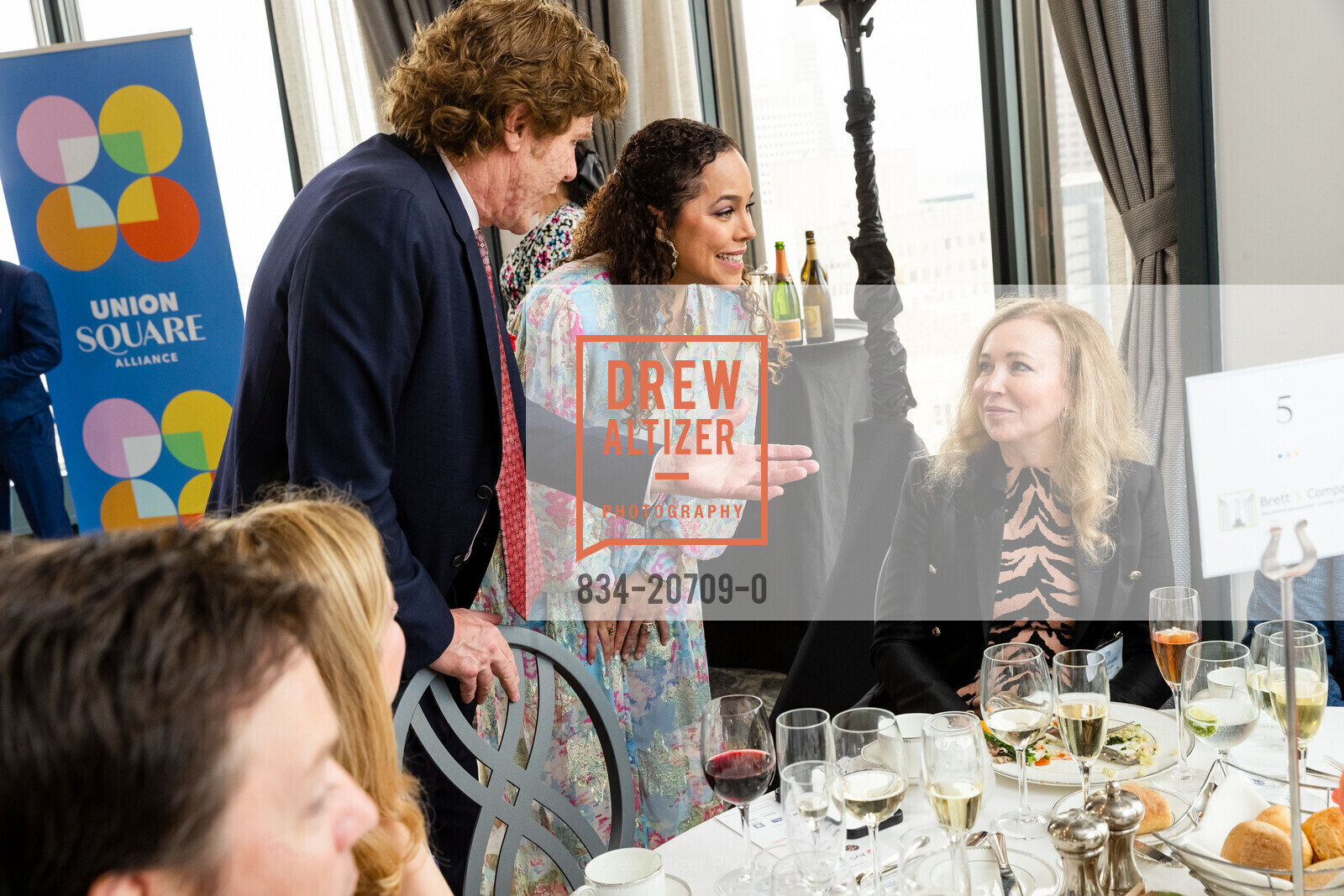 Stephen Brett, Marisa Rodriguez, Eva Groszkowska, Union Square Alliance Lunch Gala, 355 Powel. 355 Powel, May 6th, 2022, Photo #834-20709-0 Stephen Brett, Marisa Rodriguez, Eva Groszkowska, Photo #834-20709-0