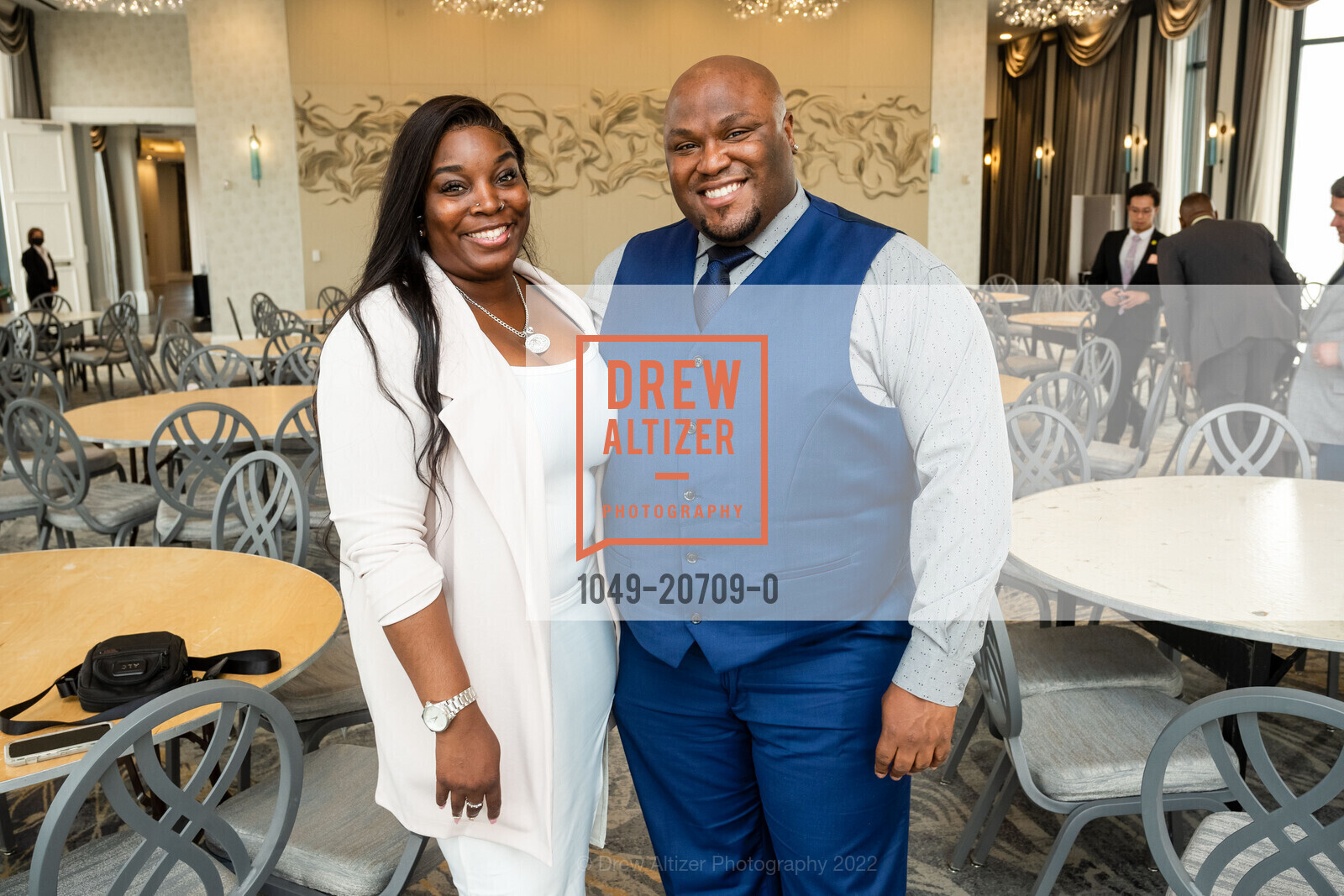 Jasmine Allen, Antonio Chappell, Union Square Alliance Lunch Gala, 355 Powel. 355 Powel, May 6th, 2022, Photo #1049-20709-0 Jasmine Allen, Antonio Chappell, Photo #1049-20709-0