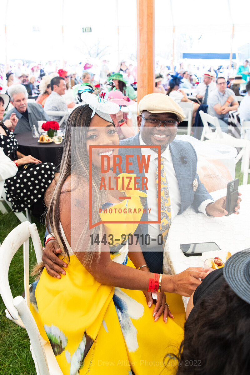 Toya Bush Harris, Eugene Harris, Kendall Jackson hosts a Kentucky Derby Party 2022, Kendall Jackson Winery, May 7th, 2022, Photo #1443-20710-0 Toya Bush Harris, Eugene Harris, Photo #1443-20710-0