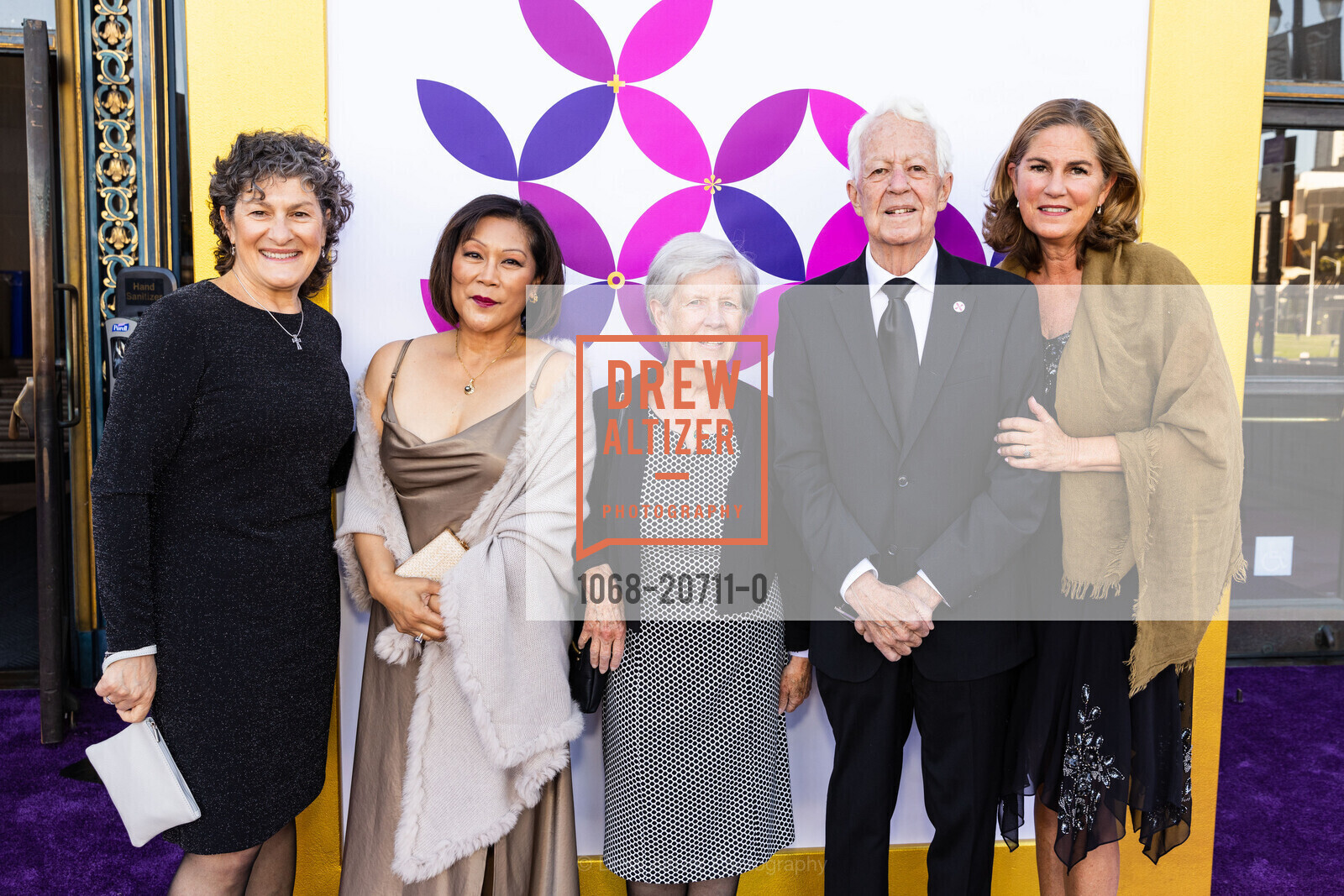 Sr. Mary Haddad, Tessie Guillermo, Sr. Mary Waskowiak, Jarrett Anderson, Caradawn Holter, Humankindness Gala, SF City Hall. 1 Dr Carlton B Goodlett Pl, Photo #1068-20711-0 Sr. Mary Haddad, Tessie Guillermo, Sr. Mary Waskowiak, Jarrett Anderson, Caradawn Holter, Photo #1068-20711-0