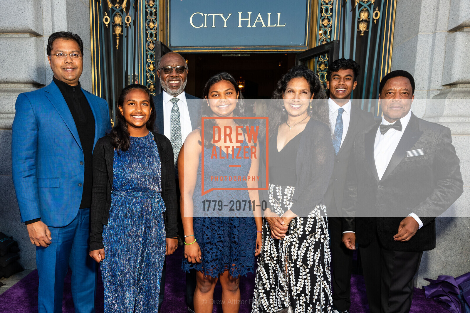 Rupal Sutaria, Saum Sutaria, Soren Sutaria, Sabina Sutaria, Sahra Sutaria, Lloyd Dean, Humankindness Gala, SF City Hall. 1 Dr Carlton B Goodlett Pl, Photo #1779-20711-0 Rupal Sutaria, Saum Sutaria, Soren Sutaria, Sabina Sutaria, Sahra Sutaria, Lloyd Dean, Photo #1779-20711-0