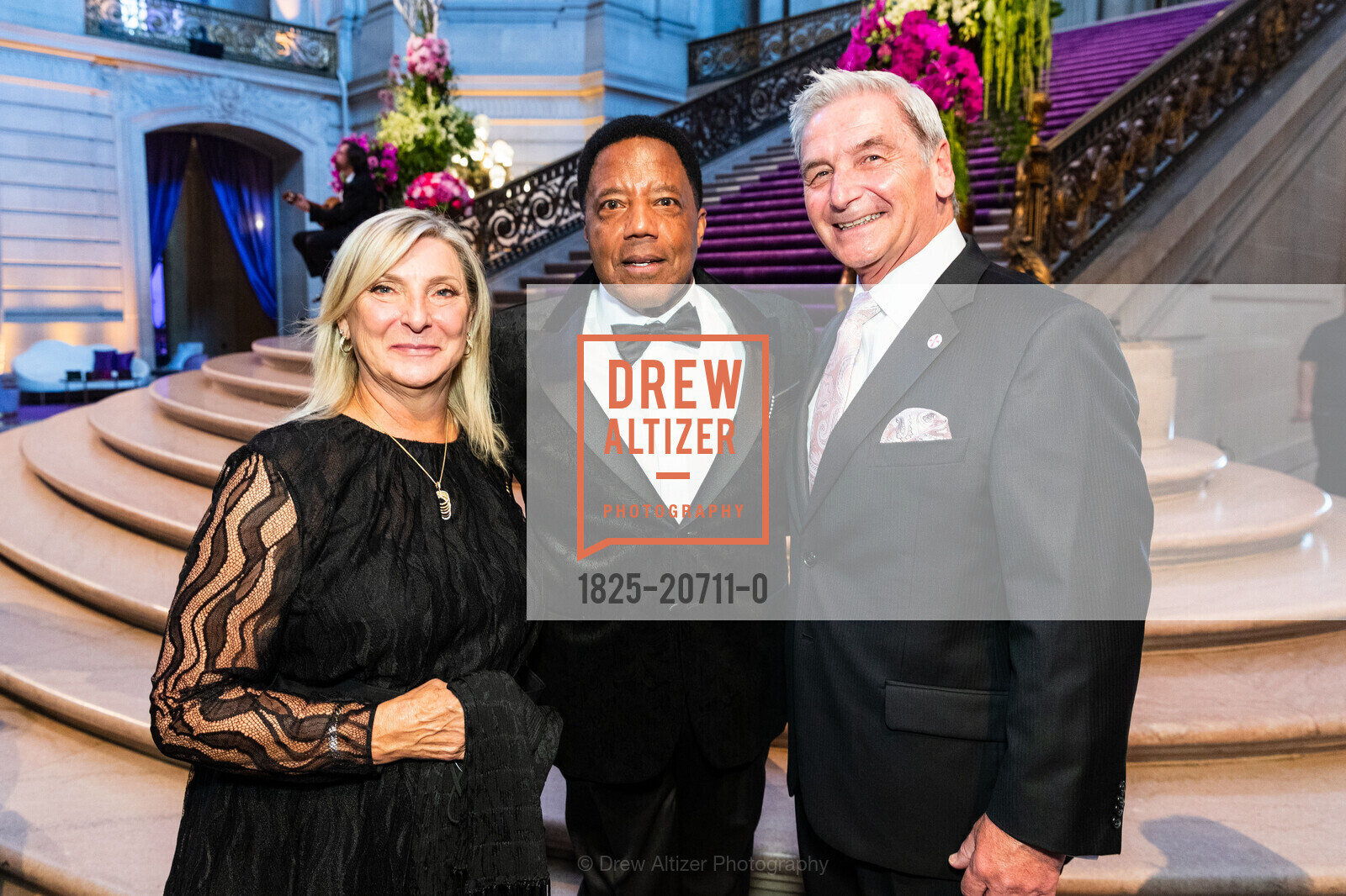 Debbie Melfi, Lloyd Dean, Mitch Melfi, Humankindness Gala, SF City Hall. 1 Dr Carlton B Goodlett Pl, Photo #1825-20711-0 Debbie Melfi, Lloyd Dean, Mitch Melfi, Photo #1825-20711-0