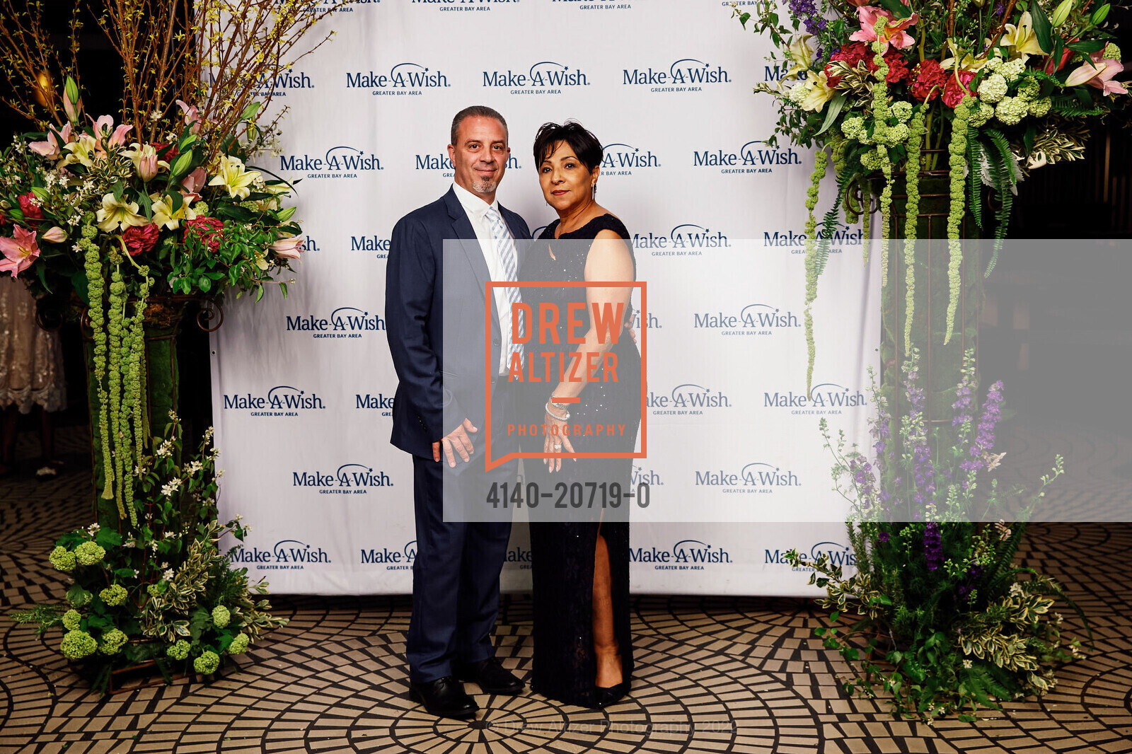 George Calligeros, Nini Gomes, Make-A-Wish Annual Gala, Hyatt Regency San Francisco. 5 Embarcadero Ctr, May 13th, 2022, Photo #4140-20719-0 George Calligeros, Nini Gomes, Photo #4140-20719-0