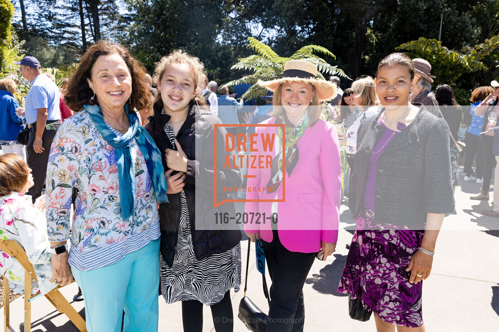 Mary Hufty, Kayla Whitney, Ann Kaufman, Rita Comes Whitney, SF Botanical Garden hosts Garden Feast, SF Botanical Garden. 1199 9th Ave, May 14th, 2022, Photo #116-20721-0 Mary Hufty, Kayla Whitney, Ann Kaufman, Rita Comes Whitney, Photo #116-20721-0