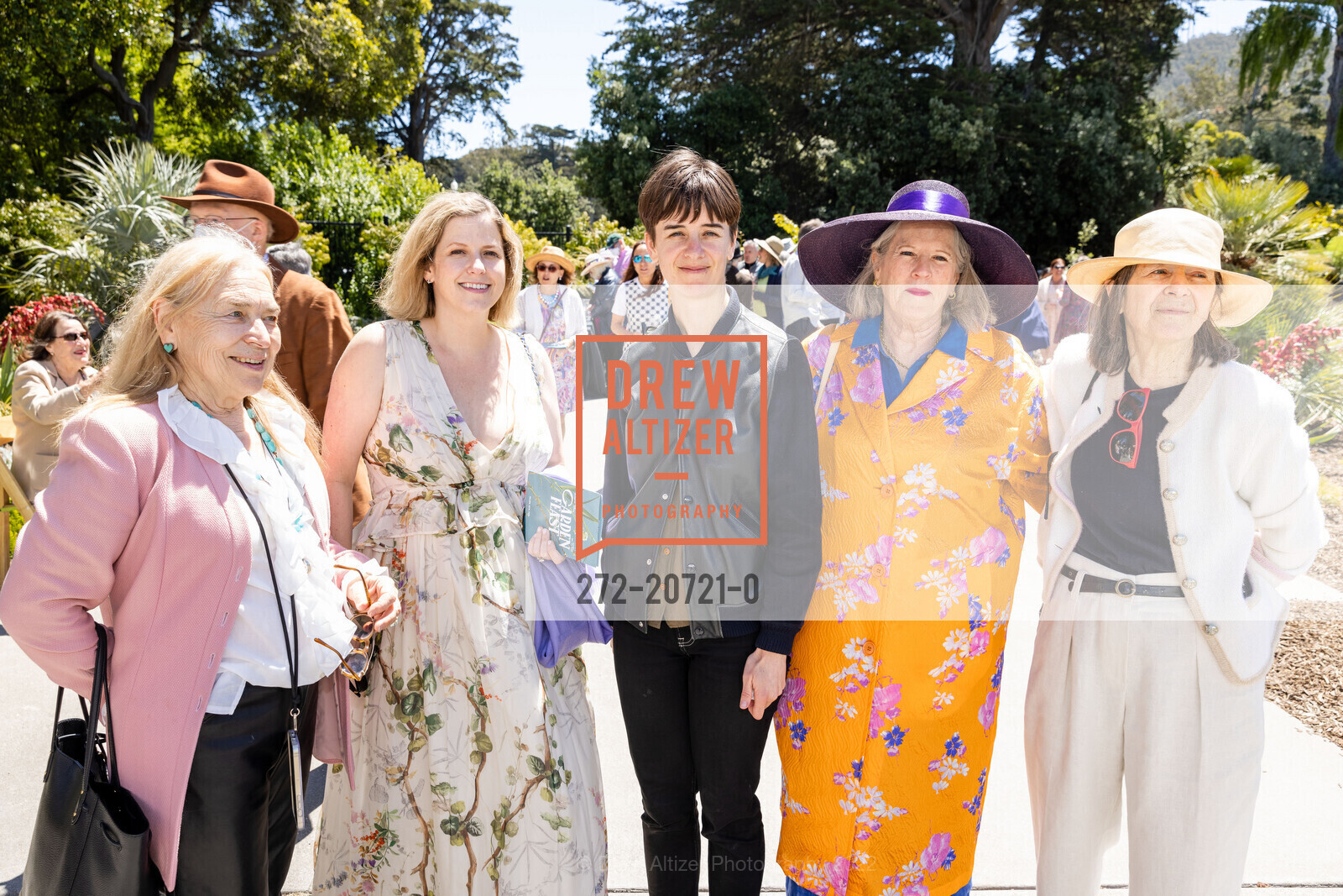 Natasha Hopkinson, Lily Bowles Leo, Jamie Bowles, Tish Brown, SF Botanical Garden hosts Garden Feast, SF Botanical Garden. 1199 9th Ave, May 14th, 2022, Photo #272-20721-0 Natasha Hopkinson, Lily Bowles Leo, Jamie Bowles, Tish Brown, Photo #272-20721-0