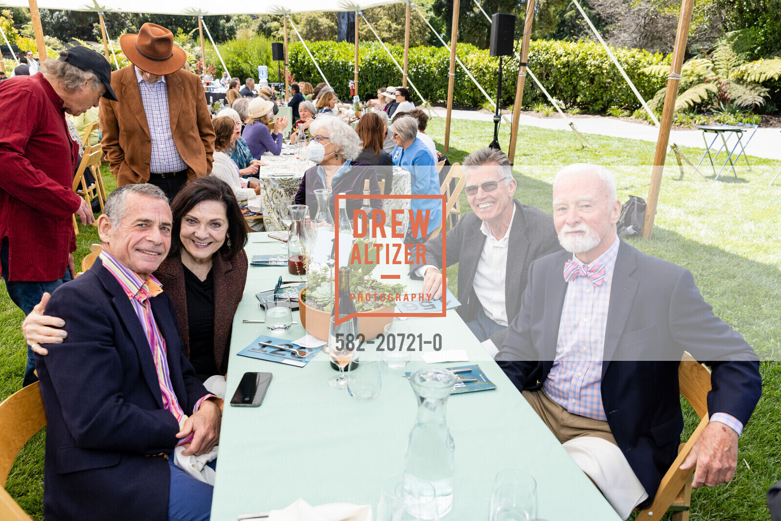 Richard Binkoff, Pamela Culp, Alan Crouch, Sam Leftwich, SF Botanical Garden hosts Garden Feast, SF Botanical Garden. 1199 9th Ave, May 14th, 2022, Photo #582-20721-0 Richard Binkoff, Pamela Culp, Alan Crouch, Sam Leftwich, Photo #582-20721-0