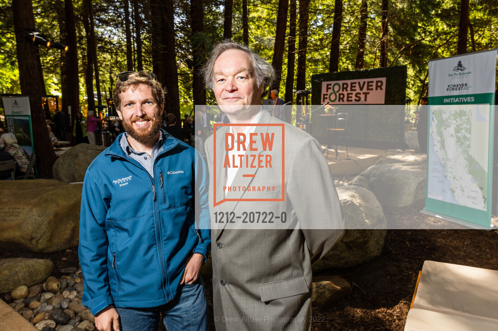 Tim Borden, Bart Besseling, Save the Redwoods League: Forever Forest Event, Forever Forest Capstone Event at the National AIDS Memorial Grove. Nancy Pelosi Drive &, Bowling Green Dr, May 14th, 2022, Photo #1212-20722-0 Tim Borden, Bart Besseling, Photo #1212-20722-0