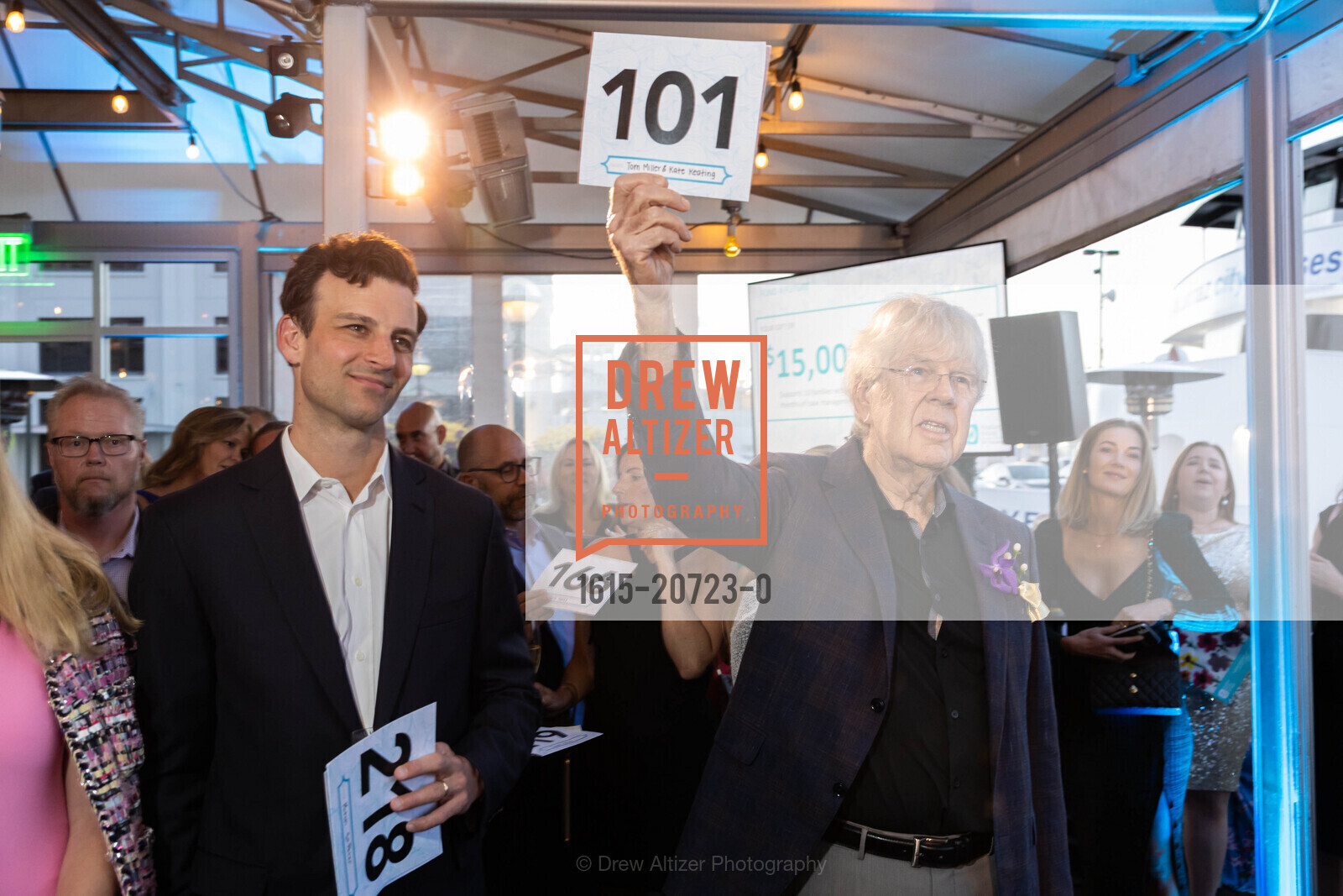 Mitch St. Peter, Tom Miller, Raphael House 50th Celebration, La Mar Cebicheria Peruana. PIER 1 1/2 The Embarcadero N, Photo #1615-20723-0 Mitch St. Peter, Tom Miller, Photo #1615-20723-0