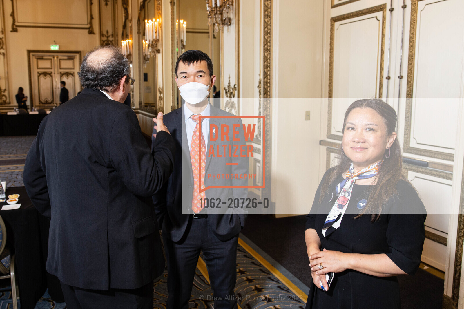 Mark Cohen, Yado Lin, Fan Tan Smith, Asia Society Northern California hosts Vietnamese Prime Minister Pham Minh Chinh, The Fairmont, May 17th, 2022, Photo #1062-20726-0 Mark Cohen, Yado Lin, Fan Tan Smith, Photo #1062-20726-0