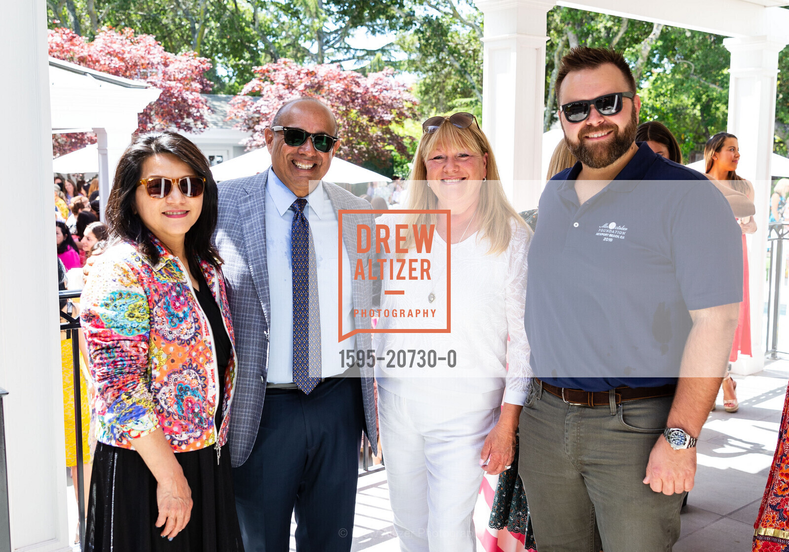 Marie Chuang, Carlos Bolanos, Liz Buljan, Alex Buljan, PARCA Auxiliary Luncheon, Private Residence, Photo #1595-20730-0 Marie Chuang, Carlos Bolanos, Liz Buljan, Alex Buljan, Photo #1595-20730-0