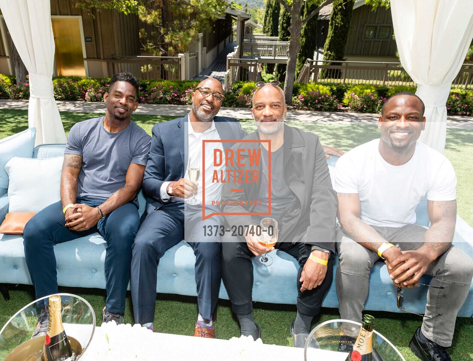 Chris Davis, Cass Taylor, Kelvin Sealey, Brandon King, Culture Shifting Awards 2022, Rosewood Sand Hill. 2825 Sand Hill Rd, Menlo Park, CA 94025, May 22nd, 2022, Photo #1373-20740-0 Chris Davis, Cass Taylor, Kelvin Sealey, Brandon King, Photo #1373-20740-0