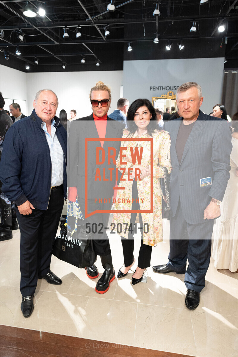 Simon Khurin, Vasily Vein, Regina Khurin, Sergey Sharapov, Haute Living's Travel Issue Launch Party, 150 Stockton. 150 Stockton, May 23rd, 2022, Photo #502-20741-0 Simon Khurin, Vasily Vein, Regina Khurin, Sergey Sharapov, Photo #502-20741-0