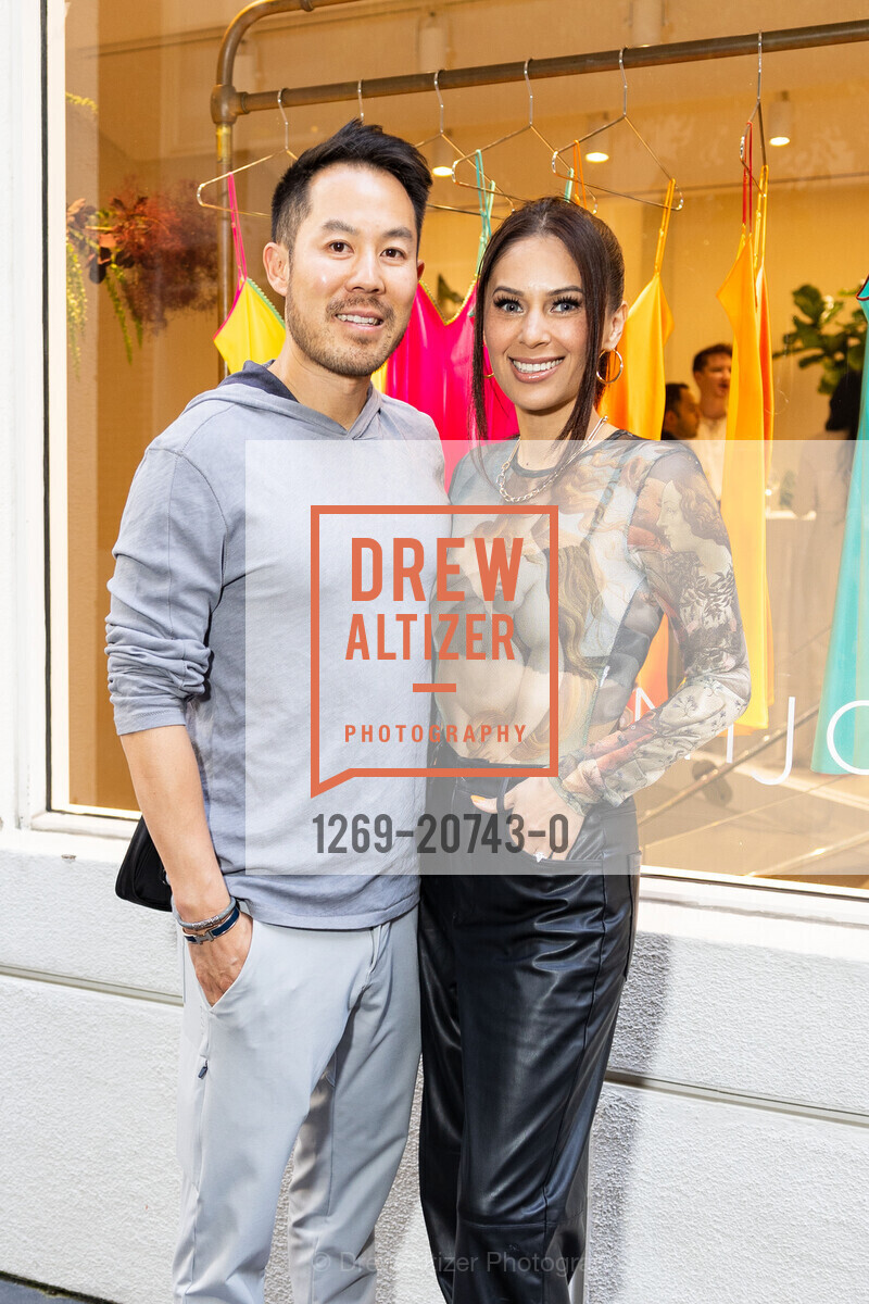 Brandon Au, Catarina Mendoza, Blake Charles Salon/Dannijo Pop Up, Blake Charles Salon, 77 Maiden Ln. Blake Charles Salon, 77 Maiden Ln, Photo #1269-20743-0 Brandon Au, Catarina Mendoza, Photo #1269-20743-0