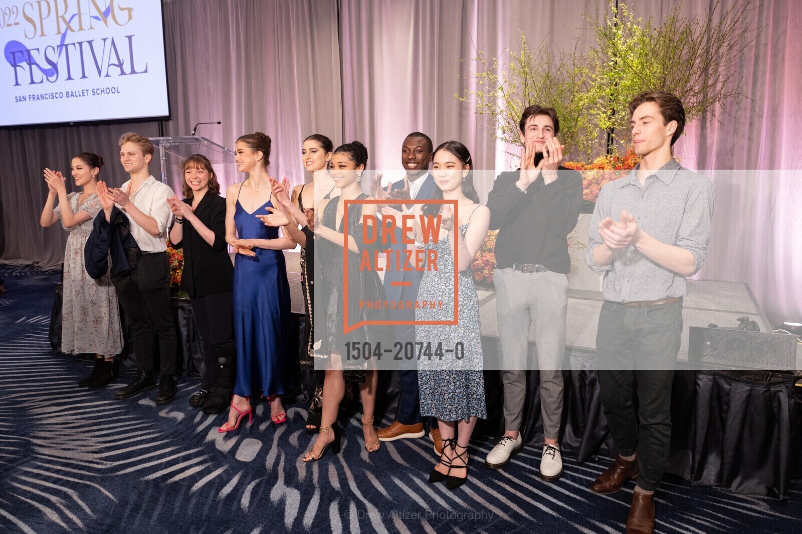 Jihyun Choi, Jasper Stanford, Mimi Lamar, Olivia Dugan, Basia Rhoden, Angela Watson, Joao Da Silva, Seojeong Yun, Parker Garrison, Benjamin Davidoff, SF Ballet School 2022 Spring Festival, The Four Seasons. 757 Market St, Photo #1504-20744-0 Jihyun Choi, Jasper Stanford, Mimi Lamar, Olivia Dugan, Basia Rhoden, Angela Watson, Joao Da Silva, Seojeong Yun, Parker Garrison, Benjamin Davidoff, Photo #1504-20744-0