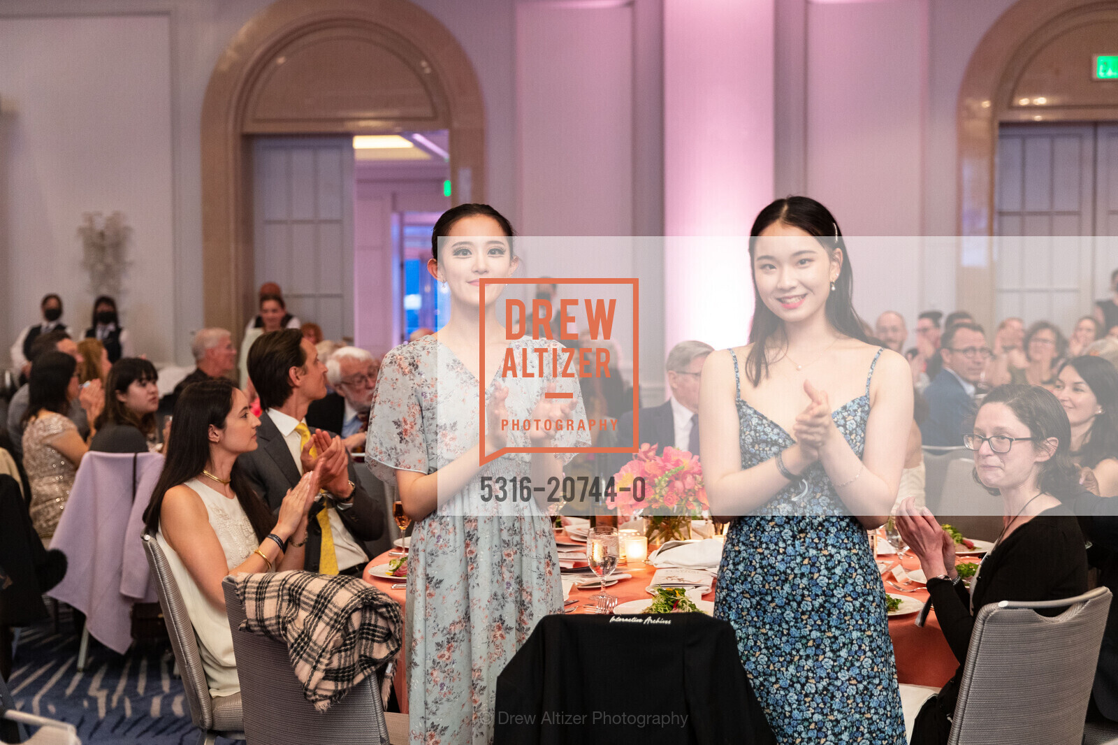 Jihyun Choi, Seojeong Yun, SF Ballet School 2022 Spring Festival, The Four Seasons. 757 Market St, Photo #5316-20744-0 Jihyun Choi, Seojeong Yun, Photo #5316-20744-0