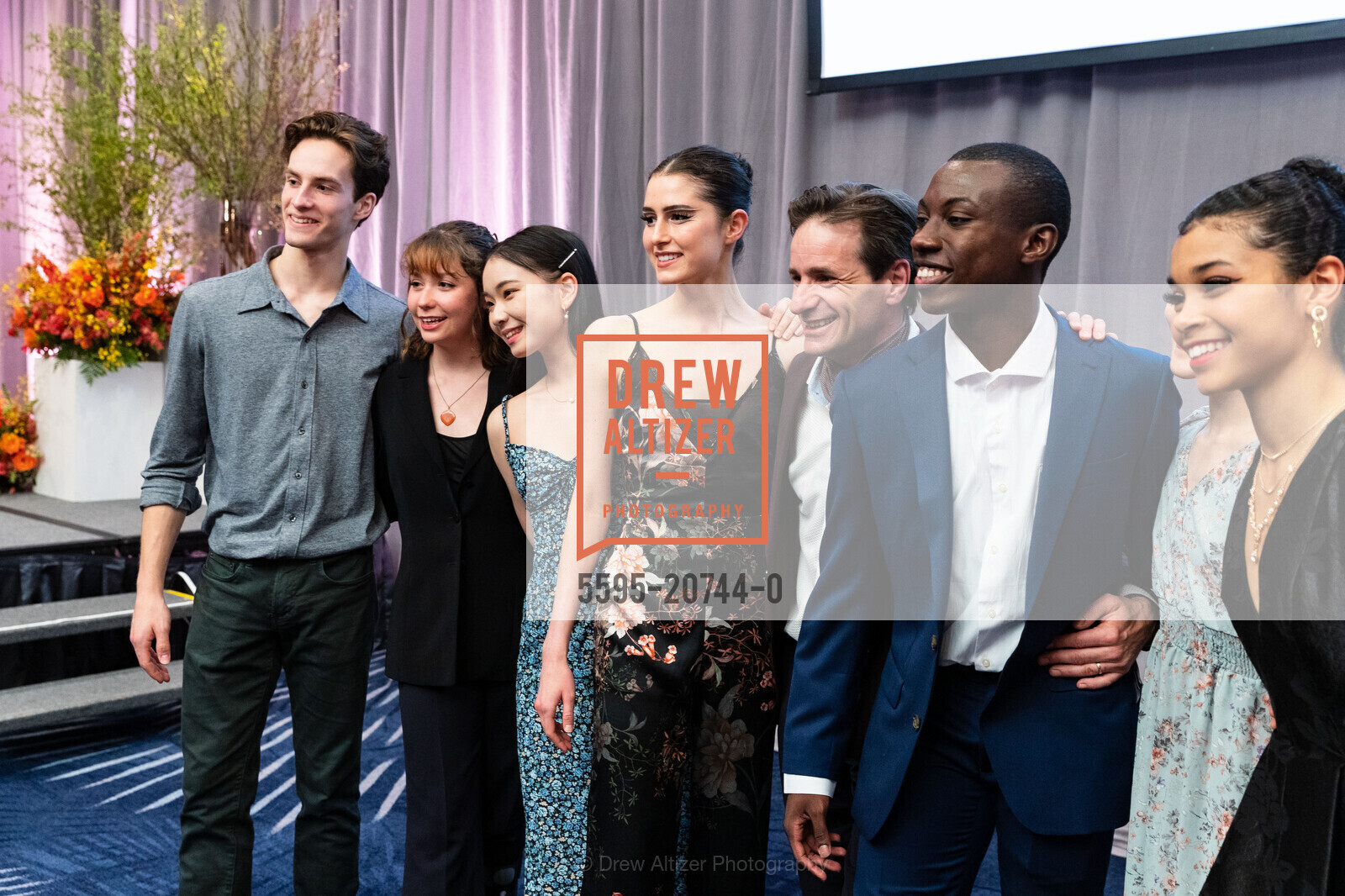 Benjamin Davidoff, Mimi Lamar, Seojeong Yun, Basia Rhoden, Pascal Molat, Joao Da Silva, Angela Watson, SF Ballet School 2022 Spring Festival, The Four Seasons. 757 Market St, Photo #5595-20744-0 Benjamin Davidoff, Mimi Lamar, Seojeong Yun, Basia Rhoden, Pascal Molat, Joao Da Silva, Angela Watson, Photo #5595-20744-0