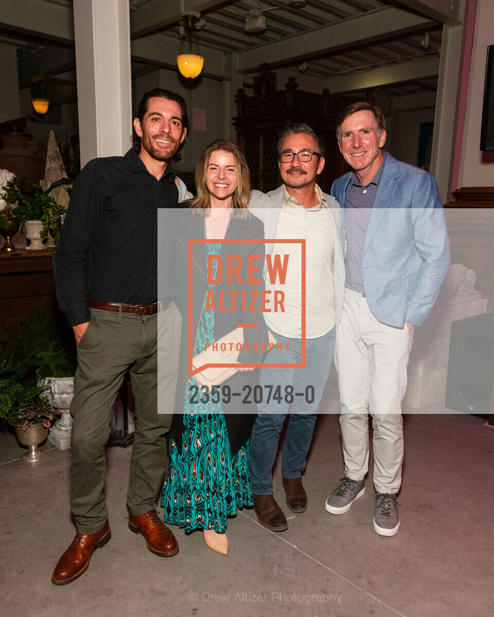 Stephen Koza, Millie Koza, Rob Fisher, Michael Barcellos, West Coast Premiere of FULK: The Movie in My Mind, St. Joseph's Art Society. 1401 Howard S, Photo #2359-20748-0 Stephen Koza, Millie Koza, Rob Fisher, Michael Barcellos, Photo #2359-20748-0