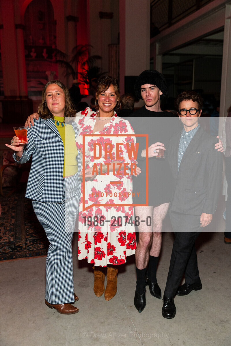 Kendall Grinkley, Nicole Whitten, Spencer Olson, Kitty, West Coast Premiere of FULK: The Movie in My Mind, St. Joseph's Art Society. 1401 Howard S, Photo #1986-20748-0 Kendall Grinkley, Nicole Whitten, Spencer Olson, Kitty, Photo #1986-20748-0