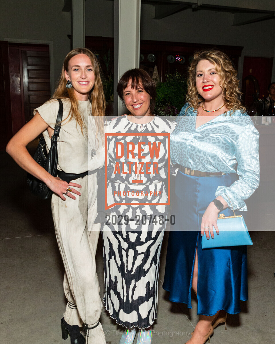Summer Higgins, Alexis Tompkins, Heidi Schwarz, West Coast Premiere of FULK: The Movie in My Mind, St. Joseph's Art Society. 1401 Howard S, Photo #2029-20748-0 Summer Higgins, Alexis Tompkins, Heidi Schwarz, Photo #2029-20748-0