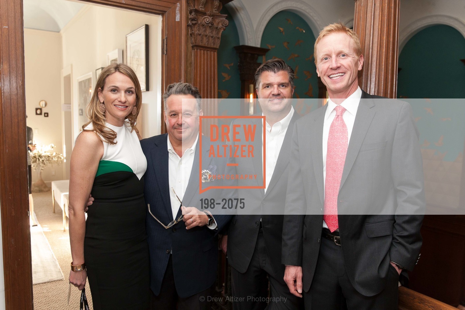 Krista Hoffman, Steven Stolman, Rich Wilkie, Judson Hoffman, SF Decorator Showcase Sponsor Gala 2017, Private Residence, Photo #198-2075 Krista Hoffman, Steven Stolman, Rich Wilkie, Judson Hoffman, Photo #198-2075