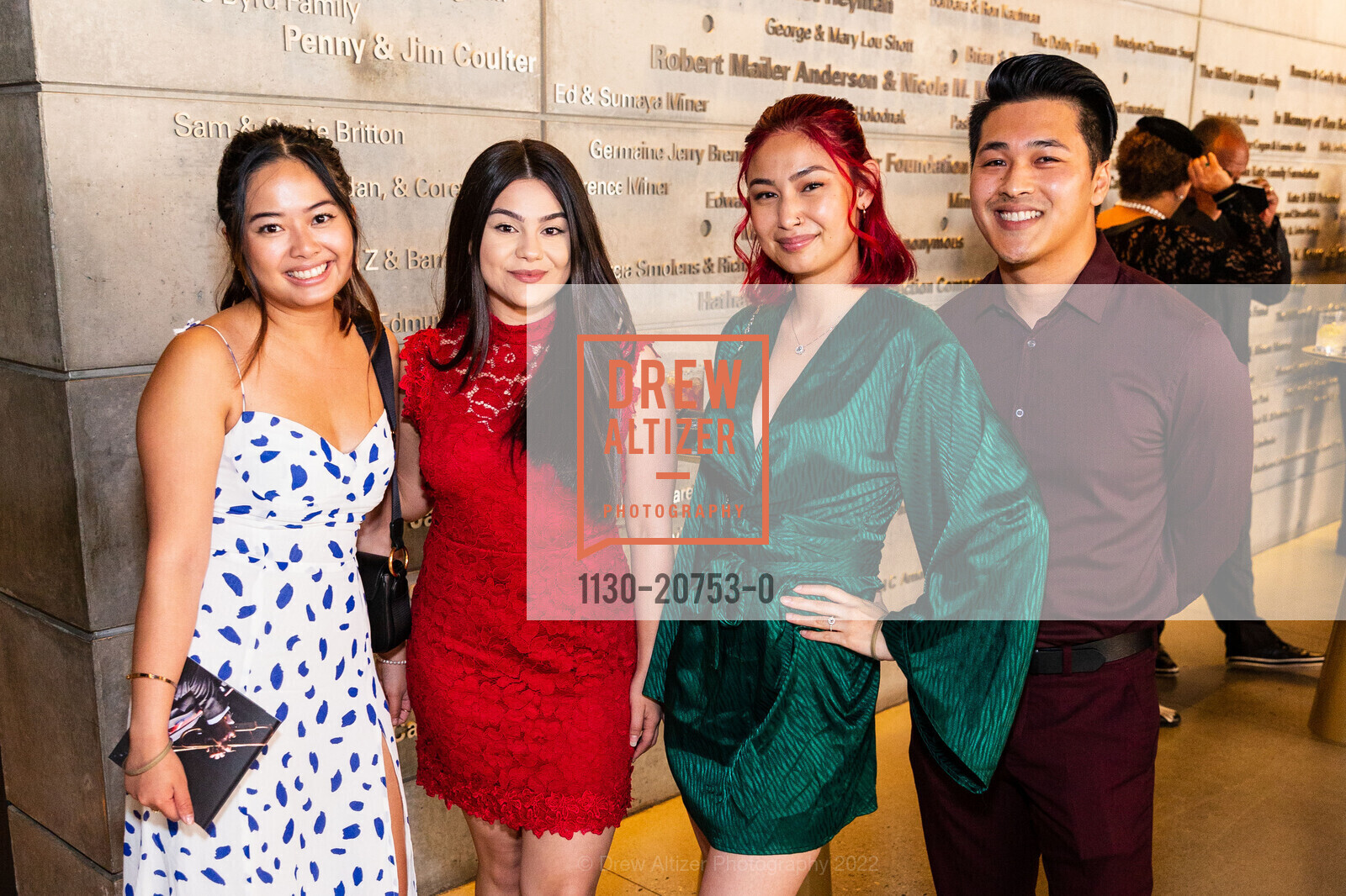 Kimmy Phan, Brenda Sallis, Brittany Vu, Quoc Vu, SFJAZZ Gala Celebrating Wynton Marsalis, SFJAZZ Center. 201 Franklin Street, June 4th, 2022, Photo #1130-20753-0 Kimmy Phan, Brenda Sallis, Brittany Vu, Quoc Vu, Photo #1130-20753-0