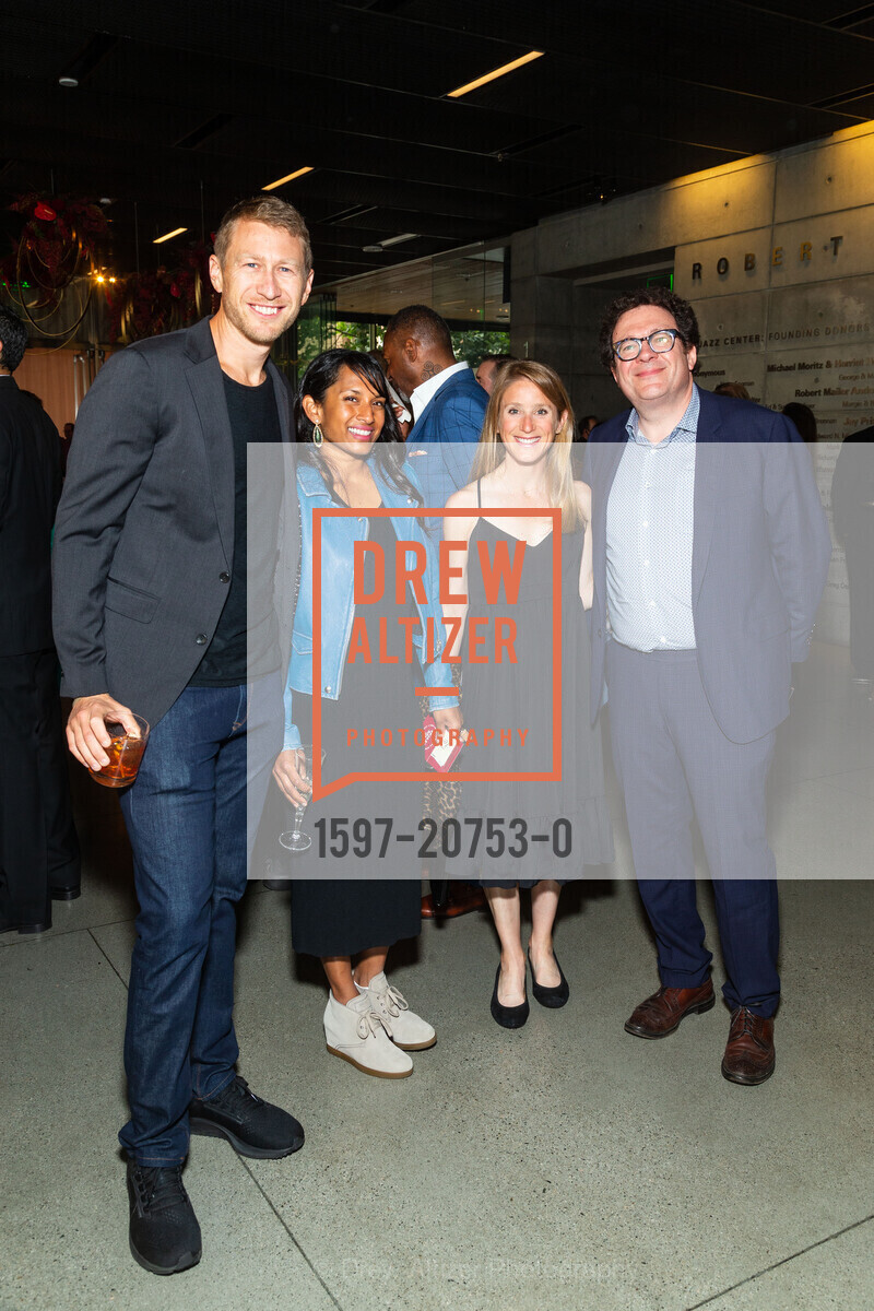 Aaron Royston, Sylvie Charles, Emily Dubinsky, George Eliades, SFJAZZ Gala Celebrating Wynton Marsalis, SFJAZZ Center. 201 Franklin Street, June 4th, 2022, Photo #1597-20753-0 Aaron Royston, Sylvie Charles, Emily Dubinsky, George Eliades, Photo #1597-20753-0