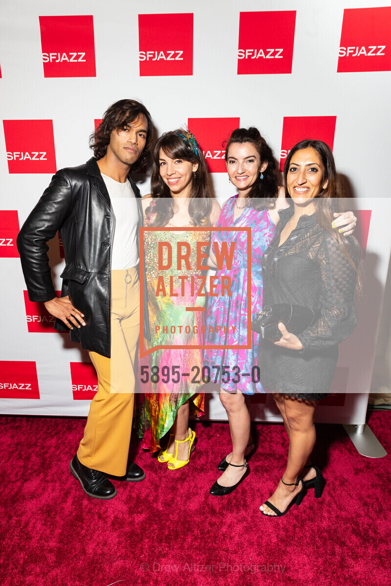Arvi Sharma, Lulie Osher, Nina Rocco, Gayal Gupta, SFJAZZ Gala Celebrating Wynton Marsalis, SFJAZZ Center. 201 Franklin Street, June 4th, 2022, Photo #5895-20753-0 Arvi Sharma, Lulie Osher, Nina Rocco, Gayal Gupta, Photo #5895-20753-0