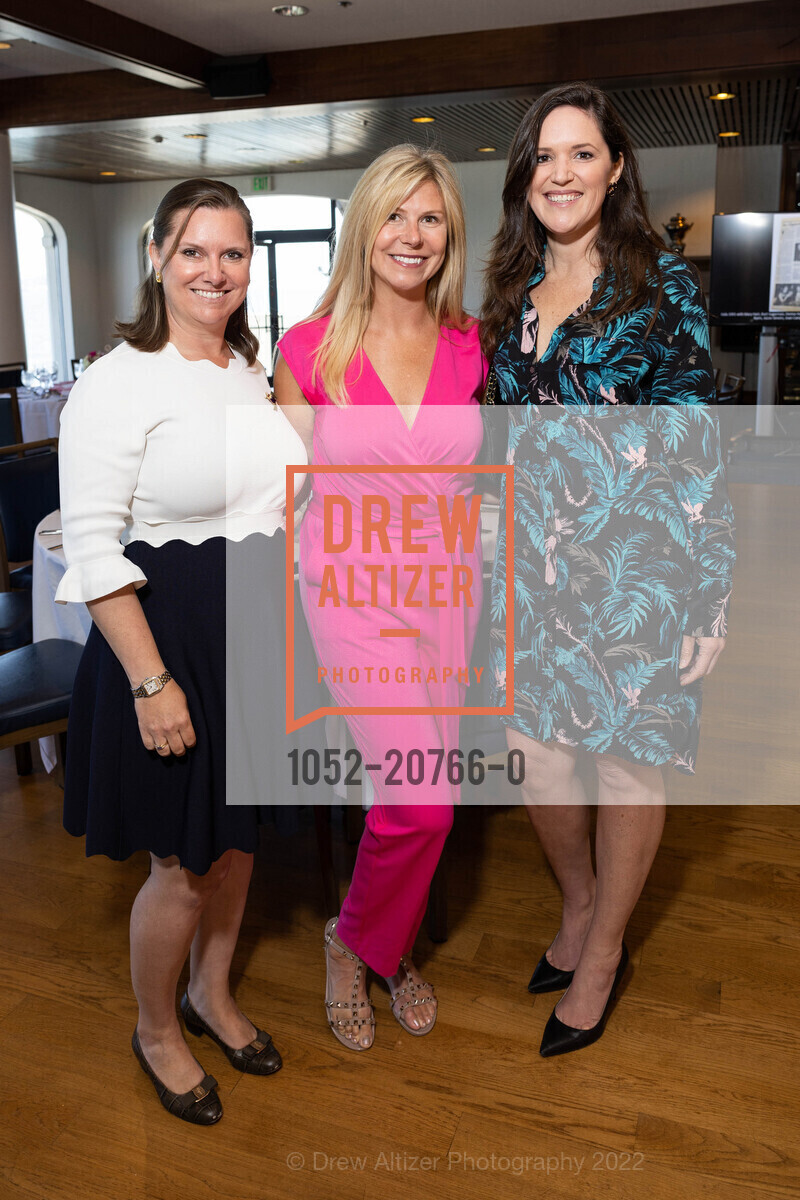 Rachel Hickey, Erin Uyttewaal, Kelly Hall, SF Ballet Auxiliary 60th Anniversary Luncheon, St. Francis Yacht Club. 99 Yacht Rd, June 9th, 2022, Photo #1052-20766-0 Rachel Hickey, Erin Uyttewaal, Kelly Hall, Photo #1052-20766-0