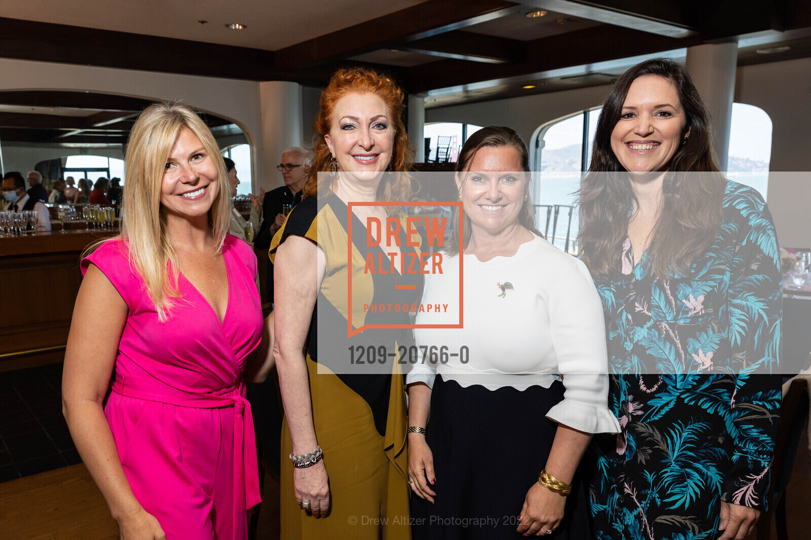 Erin Uyttewaal, Patricia Roberts, Rachel Hickey, Kelly Hall, SF Ballet Auxiliary 60th Anniversary Luncheon, St. Francis Yacht Club. 99 Yacht Rd, June 9th, 2022, Photo #1209-20766-0 Erin Uyttewaal, Patricia Roberts, Rachel Hickey, Kelly Hall, Photo #1209-20766-0