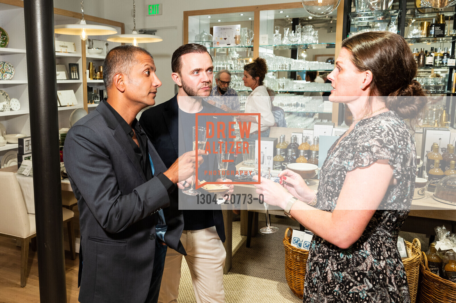 Mitul Modi, Steve Modi, Karalyn Smith, Williams Sonoma Corte Madera Store Opening VIP Party, Williams Sonoma. 712 Redwood Hwy Ste A029, Photo #1304-20773-0 Mitul Modi, Steve Modi, Karalyn Smith, Photo #1304-20773-0
