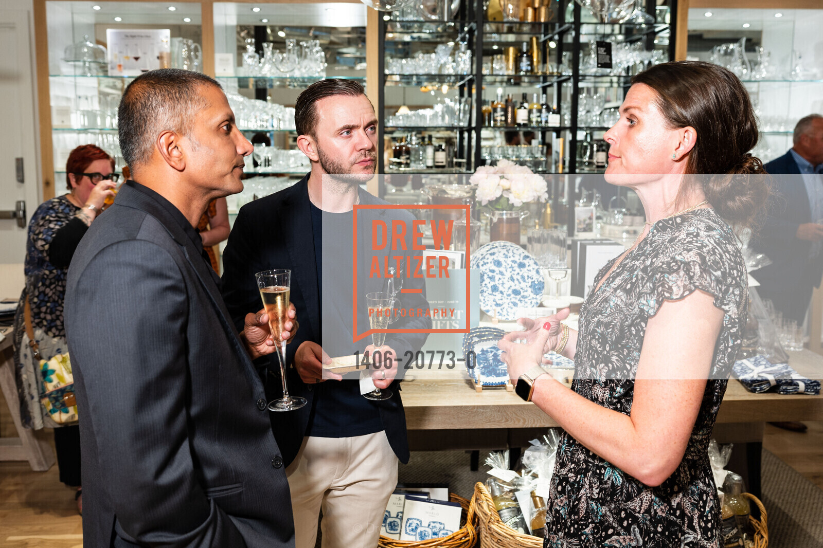 Mitul Modi, Steve Modi, Karalyn Smith, Williams Sonoma Corte Madera Store Opening VIP Party, Williams Sonoma. 712 Redwood Hwy Ste A029, Photo #1406-20773-0 Mitul Modi, Steve Modi, Karalyn Smith, Photo #1406-20773-0