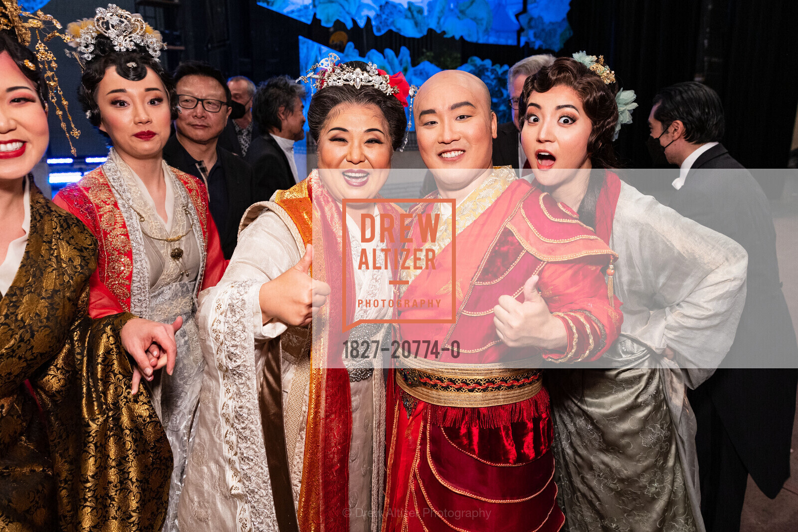 Karen Chia-ling Ho, Hongni Wu, Guang Yang, Konu Kim, Meigui Zhang, SF Opera's Opening Night of Dream of the Red Chamber, 301 Van Ness. 301 Van Ness, Photo #1827-20774-0 Karen Chia-ling Ho, Hongni Wu, Guang Yang, Konu Kim, Meigui Zhang, Photo #1827-20774-0