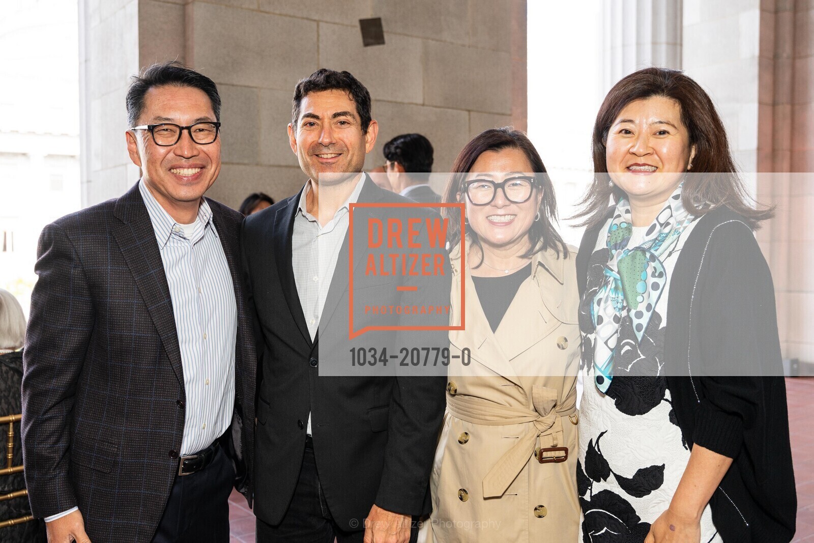 David Kim, Tino Cuellar, June Lee, Lillian Chun, SF Opera's Eun Sun Kim conducts Verdi Concert, SF Opera House. 401 Van Ness Ave, Photo #1034-20779-0 David Kim, Tino Cuellar, June Lee, Lillian Chun, Photo #1034-20779-0