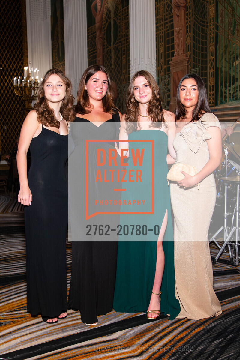 Giselle Frey, Juliette Calderon, Amara Murphy, Helena Frey, 2022 Debutante Ball, Westin St Francis, June 18th, 2022, Photo #2762-20780-0 Giselle Frey, Juliette Calderon, Amara Murphy, Helena Frey, Photo #2762-20780-0
