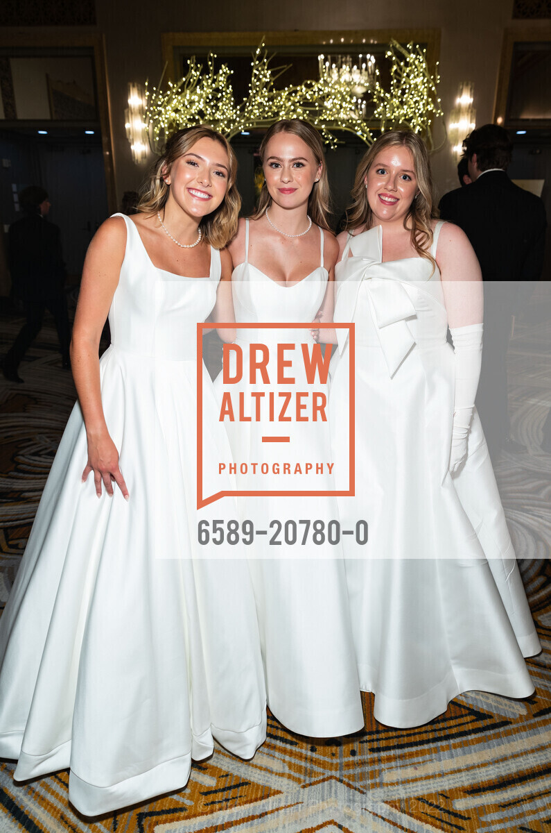 Taylor Francesca Amann, Sarah Barnes, Taylor Elliott, 2022 Debutante Ball, Westin St Francis, December 2nd, 2022, Photo #6589-20780-0 Taylor Francesca Amann, Sarah Barnes, Taylor Elliott, Photo #6589-20780-0
